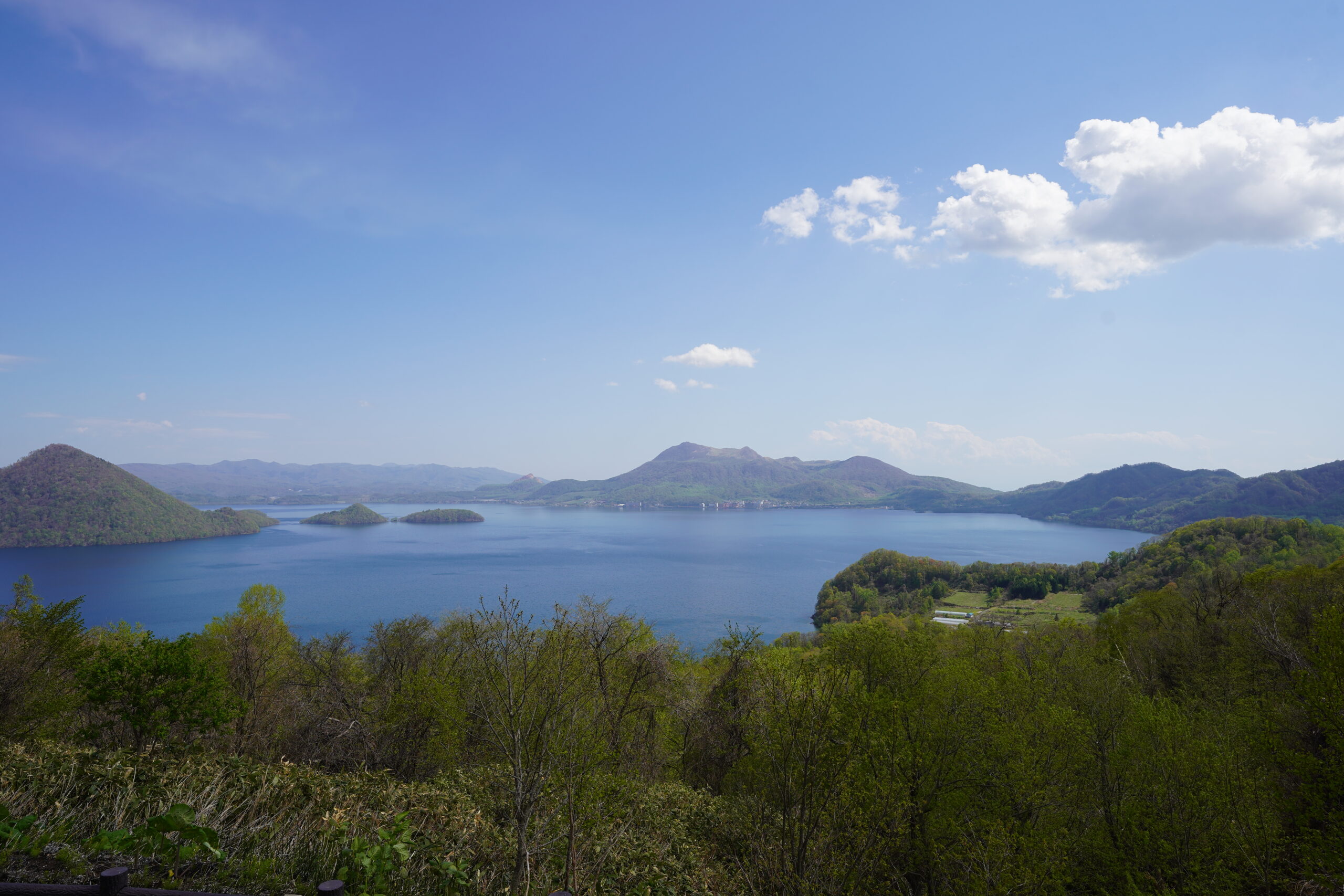 洞爺湖に景色の美しさ